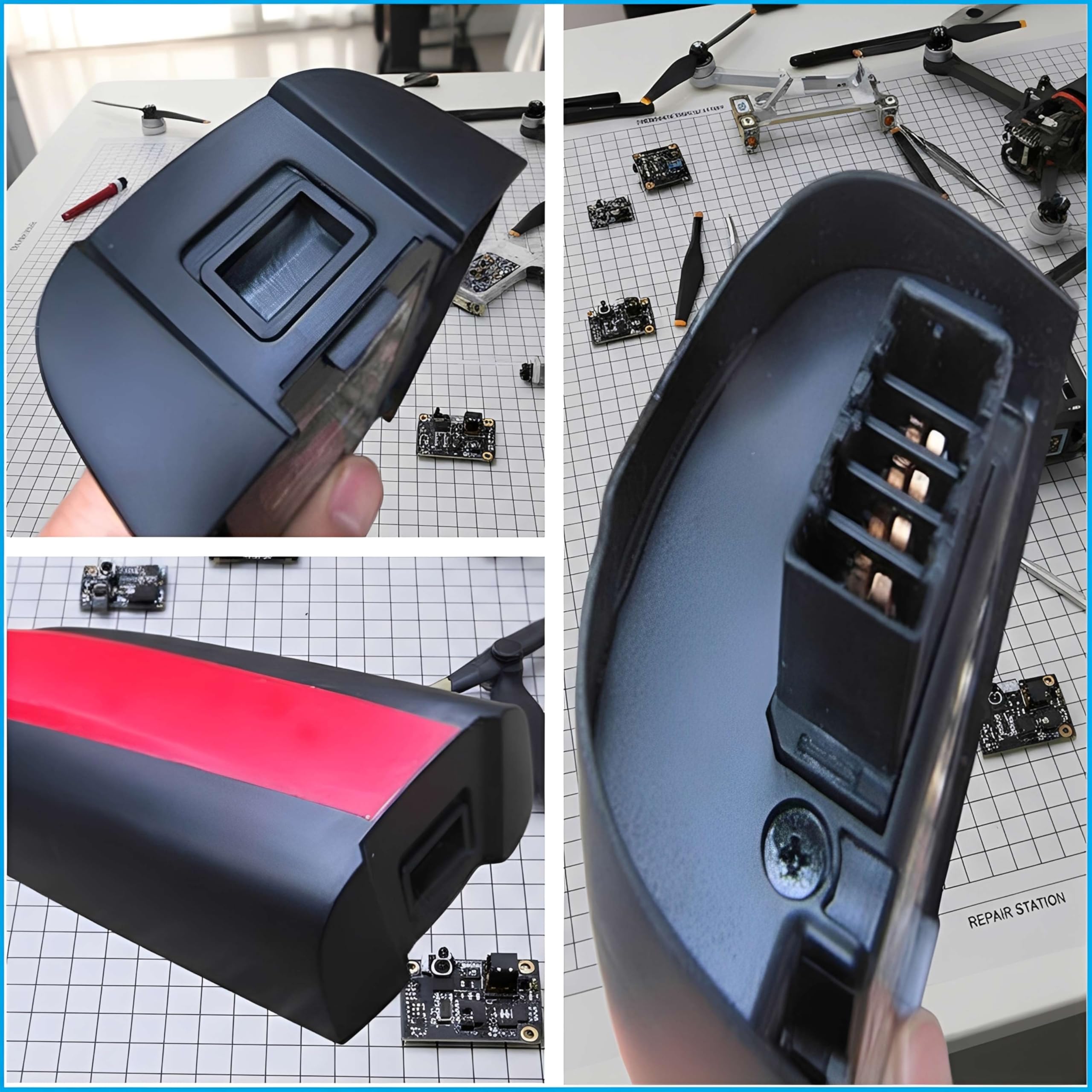 ☆parrot☆　bebop2 +ｽｶｲｺﾝﾄﾛｰﾗｰ+ﾊﾞｯﾃﾘｰ5本他！ 5-Pin Parrot Skycontroller (Black Edition) for Parrot Bebop 2